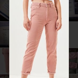 Pacsun Hibiscus Corduroy Mom jeans
